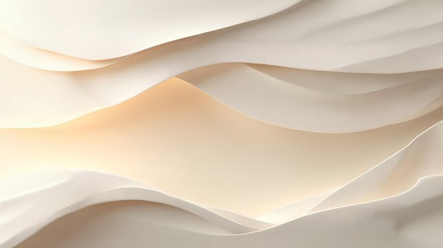 Abstract Waves of Serenity: Delicate, undulating waves in soft, neutral tones create a sense of calm and visual interest. Capturing the essence of simplicity and elegance.
