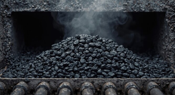 Thermal coal combustion on grate with visible urea injection system controlling nitrogen emissions