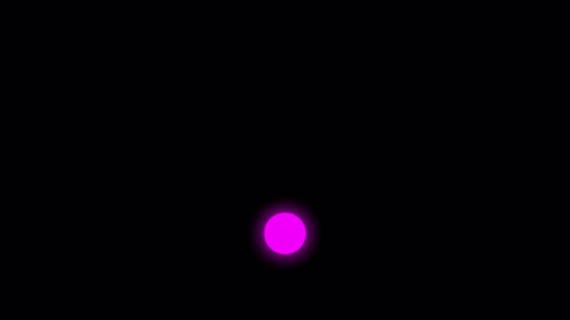 Neon **Glowing Pink Wi-Fi** Signal Icon Animation **Alpha Channel** Loop 4K