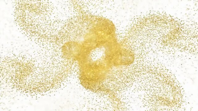 Microscopic view of clustered yellow-stained cells under magnification