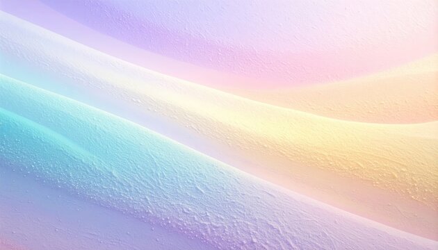 Arri&egrave;re-plan abstrait avec des vagues de sable aux couleurs pastel douces comme le bleu, le rose et le jaune cr&eacute;ant une texture onduleuse et apaisante.