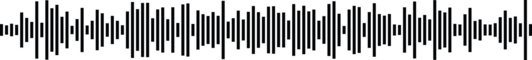 Fototapeta premium Soundwave Spectrum: A dynamic visual representation of sound, capturing the peaks and valleys of a musical or spoken passage.