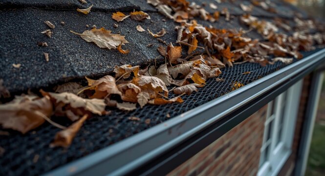 Roll of gutter mesh guard to minimize leaf and debris accumulation