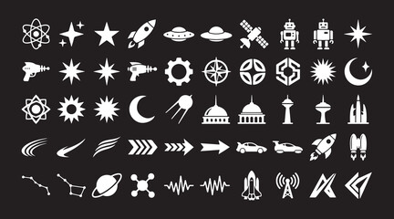 retro futurstic shapes bundle collections © James