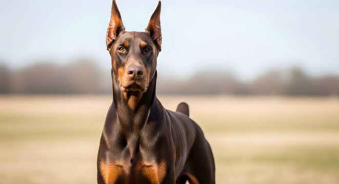 Doberman Marron