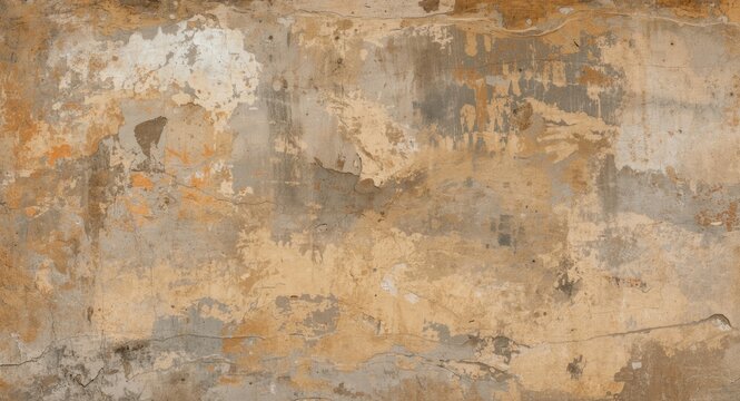 textured concrete wall with chipped paint layers and visible aging marks