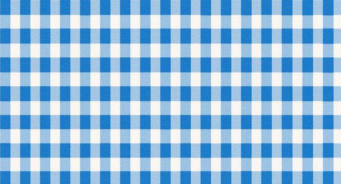 Summer gingham pattern featuring painted blue stripes for plaid clothes and paper