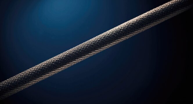 Focused image of graphene lamina on superconducting wire capturing light and shadow contrast