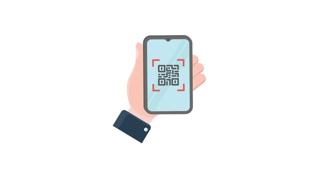 QR code displayed on a mobile phone screen, ready to be scanned for quick access to information or a website.