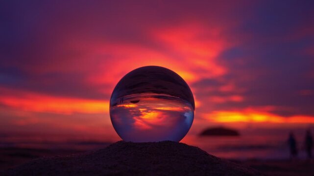view of beautiful sky at sunset.
The natural view of the sea and sky in beautiful sunset at Karon beach Phuket.
image for a unique and creative travel.4K Videos for beautiful and unusual travel ideas