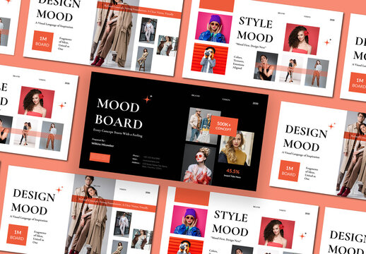 Mood Board Template Layout