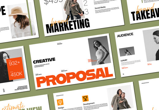 The Proposal Presentation Template Design