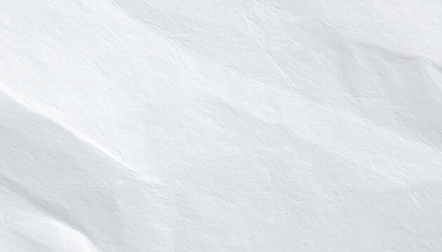Textura de papel blanco arrugado con suaves pliegues y sombras sutiles, ideal para fondos de dise&ntilde;o gr&aacute;fico minimalista y presentaciones elegantes.