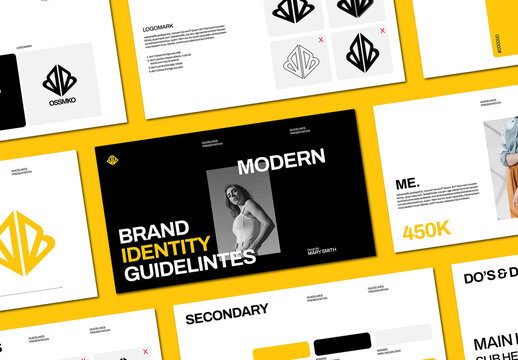 Brand Identity Guidelines Presentation Template