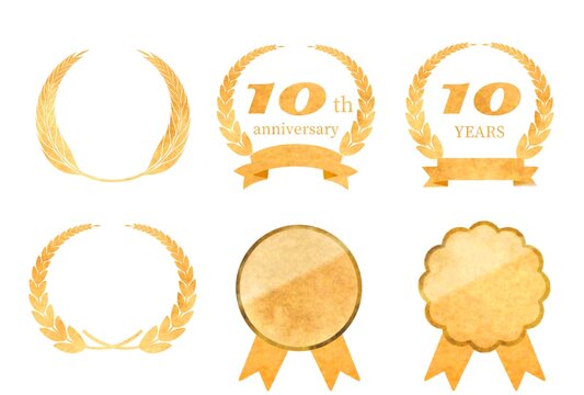 月桂冠 周年記念 アニバーサリーエンブレムイラストセット