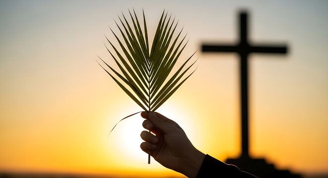 silhouette of a woman praying at sunset