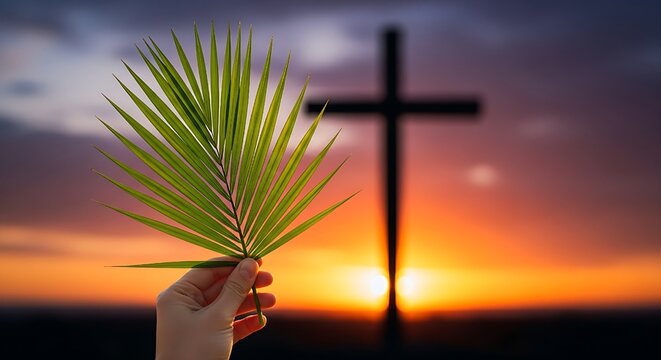 silhouette of a woman praying at sunset