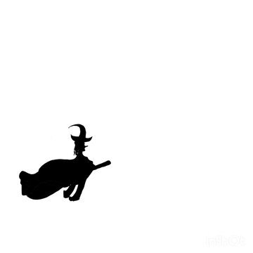 silhouette of a deer