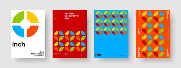 Fototapeta premium Geometric Banner Layout. Modern Brochure Template. Creative Background Design. Business Presentation. Book Cover. Poster. Report. Flyer. Magazine. Portfolio. Handbill. Leaflet. Catalog. Pamphlet