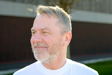 Profile Portrait Of Mature Man © michaelheim