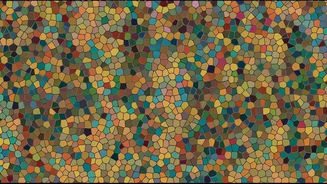 Colorful mosaic background with small pieces.