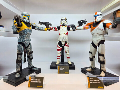Taiwan, Taipei City, March 29, 2026 &ndash; Hot Toys Star Wars Clone Commando Scorch Gregor Commander Cody 1:6 Scale Figure Display Collectibles