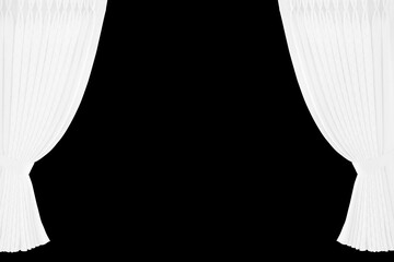 torn light gray paper on a transparent background © vovan