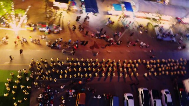 Ya Mo Worship Ceremony with Traditional Dance in Thepharak, Korat, Thailand