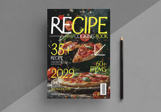 Recipe Book Cover Design