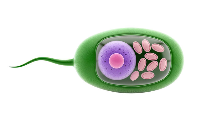 Chlamydomonas cell diagram