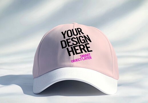 Isolated Baseball Cap Mockup 