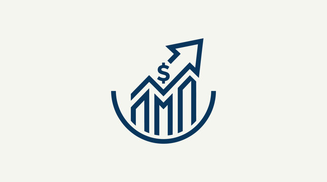 Abstract Financial Growth Concept Logo