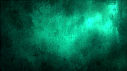 Fototapeta premium Abstract ethereal teal artwork textured moody background and grunge detail and artistic effect vibrant luminous color and decorative style digital design.