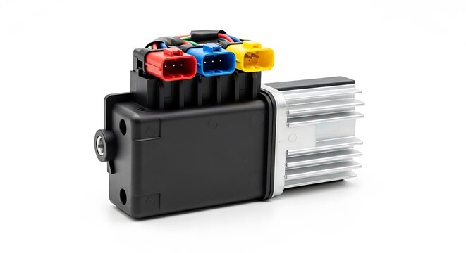 Automotive electronic control unit ecu with connectors