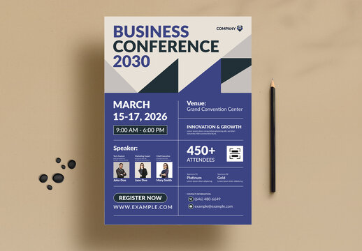 Business Conference Flyer Template