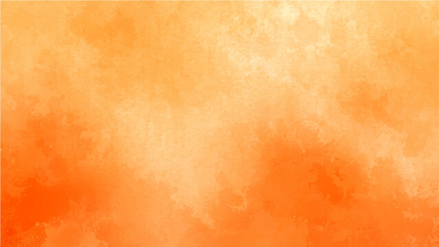 Abstract orange watercolor background with vibrant color wash effect and subtle texture and painterly design and artistic backdrop and smooth gradient color blend and unique paint stroke