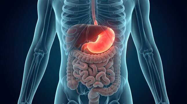 3d rendered illustration of a human body