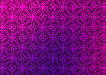 Fototapeta premium Soft gradient waves with dynamic geometric abstract line pattern