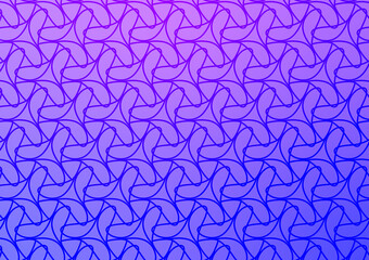 Obraz premium Soft abstract curves with radiant gradient seamless pattern design
