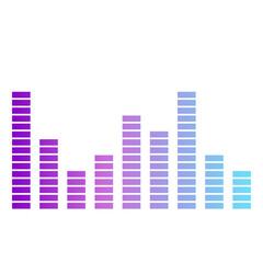 Fototapeta premium Gradient Sound Wave Illustration