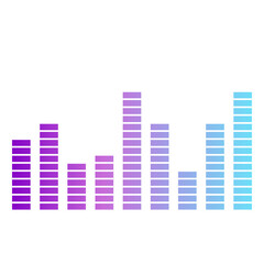 Obraz premium Gradient Sound Wave Illustration