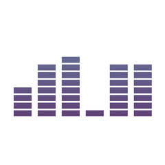 Fototapeta premium Gradient Audio Equalizer Illustration