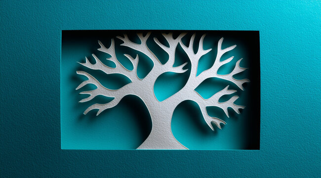 Albero di carta.