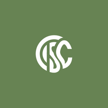 Abstract CSC Monogram Logo Design.