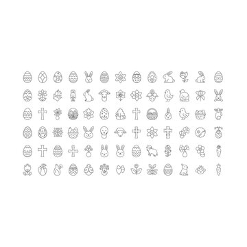 A collection of various chinese character symbols Vector