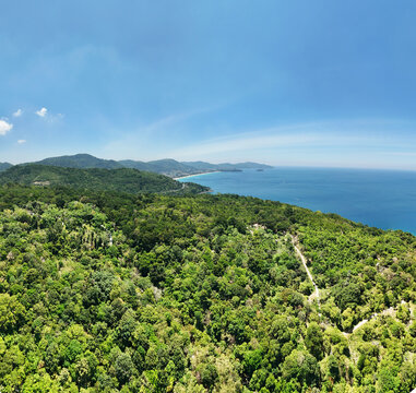 Freedom Beach, Phuket, Thailand 10 o'clock in the morning A panorama picture of Freedom Beach, in Phuket.
