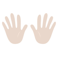 Fototapeta premium Finger 10 Number Hand
