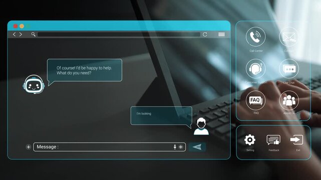 Modern Chat Interface with AI Assistant for Language Learning and English Conversation Practice on Laptop Screen Sigmoid