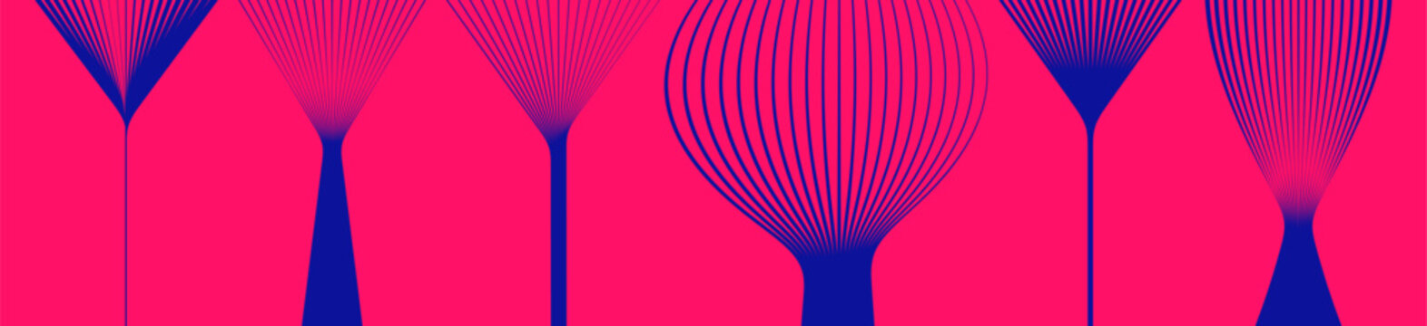 Branched structure of multiple lines. Energy flow. Threads or fibers. Scientific illustration. Vector for brochure, poster, cover, card, presentation, flyer or banner.