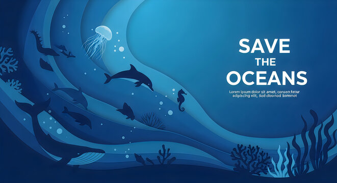 Save the oceans a world environment day plea for marine life conservation and ecosystem health